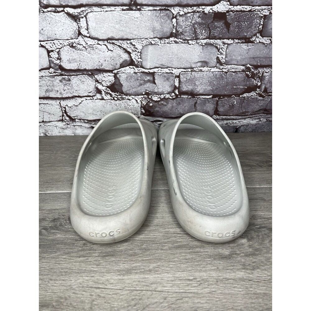 Crocs Mellow Recovery Grey Bone Slides Sandals Sl… - image 5
